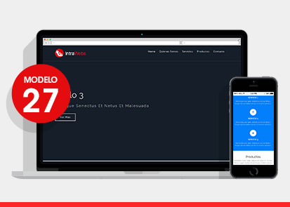 modelo de plantilla de diseño de pagina web 27
